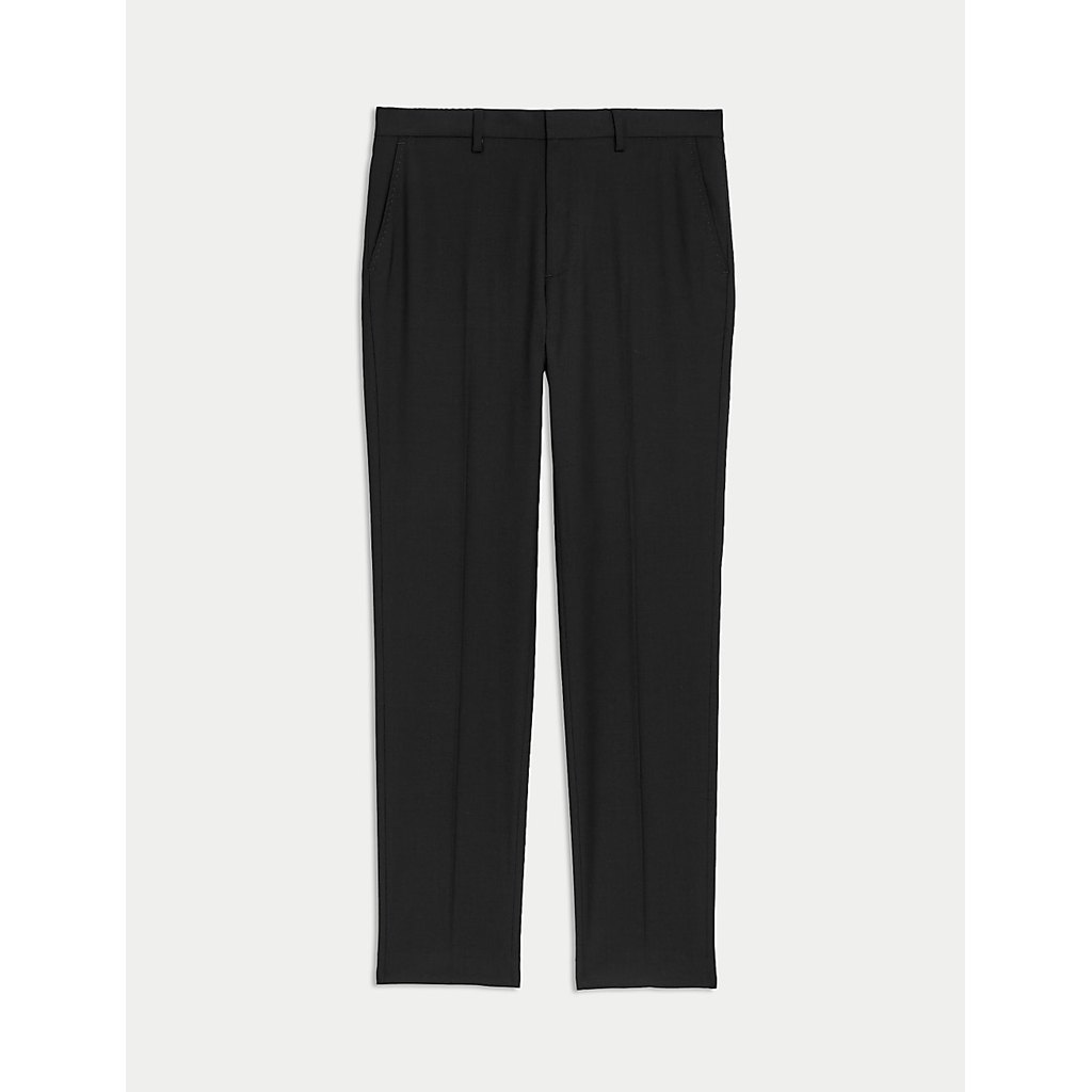 M&S - Celana Formal Pria - Wool Rich Stretch Trousers