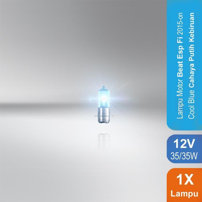 Lampu Motor OSRAM COOL BLUE LETS FI H6 M5 T19 35W Blade Helm
