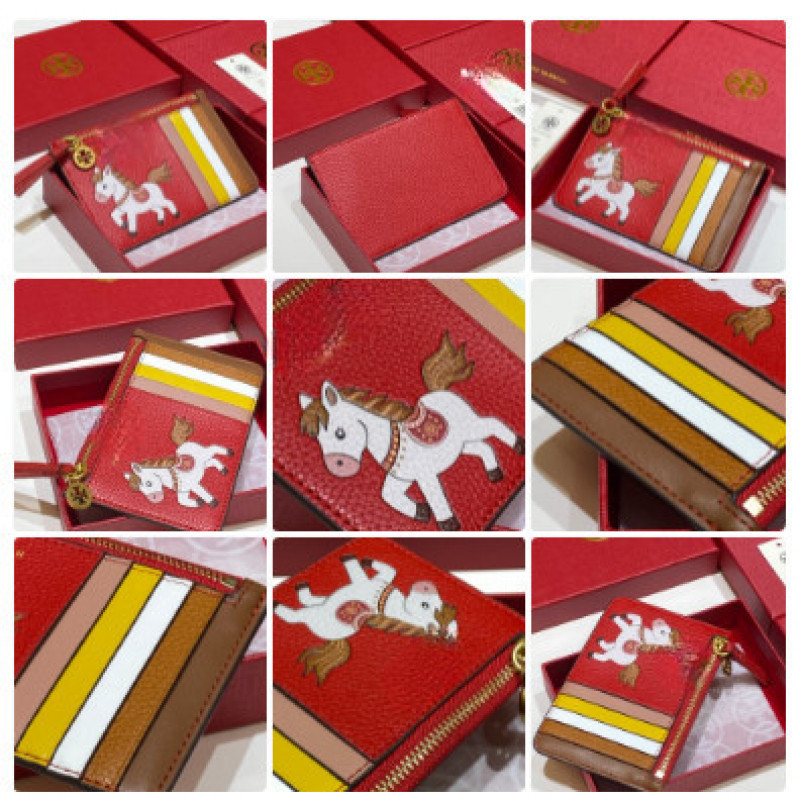 TB card holder Dompet Kecil Wanita, Dompet Kartu Berwarna-warni dan Lucu