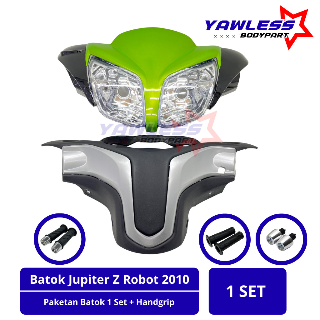 Batok 1 Set Yamaha Jupiter Z Robot 2010 Totok Depan Jupiter Z Robot Warna Hijau