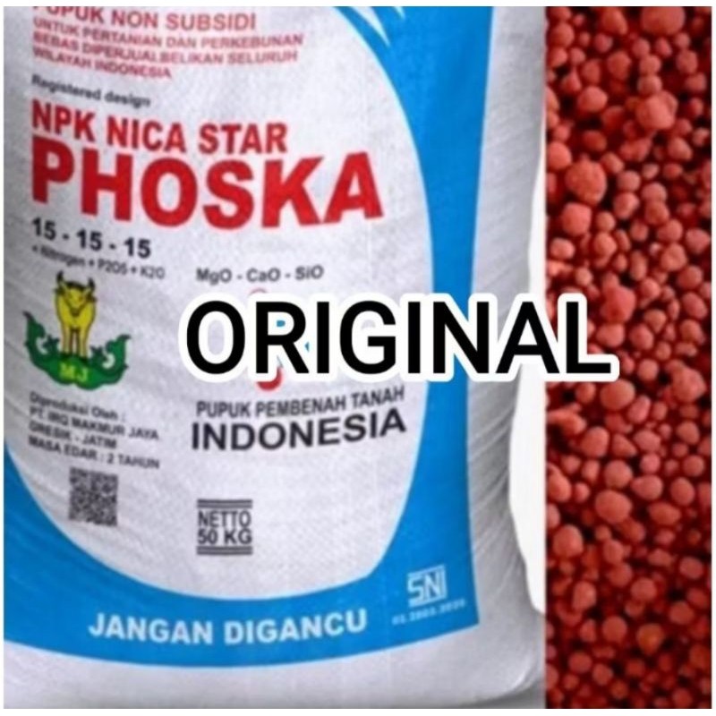 NPK PHOSKA PAKET HEMAT 10 KG - 50 KG (Ball) ORIGINAL PUPUK TANI