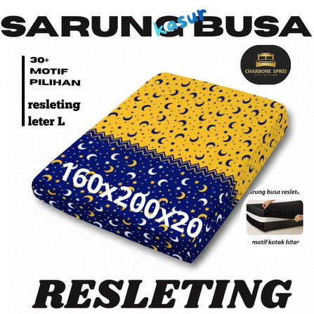 Jual sarung kasur busa resleting ukuran no.2 160x200 tebal 15 cm / sarung busa resleting ukuran no 2