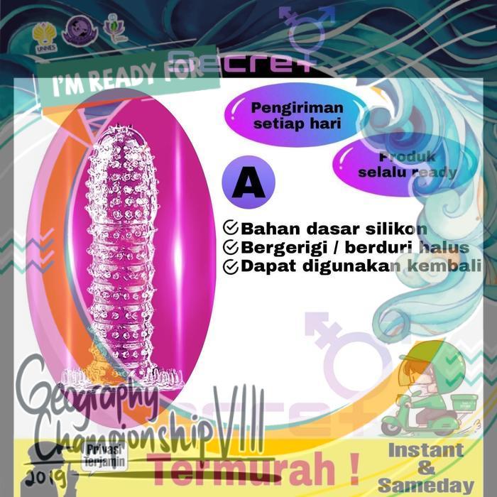 Karet Aksesoris SERRATED CONDOM REUSEABLE | KONDOM BERGERIGI BERDURI DAPAT DICUCI | ORI IMPORT - TYP