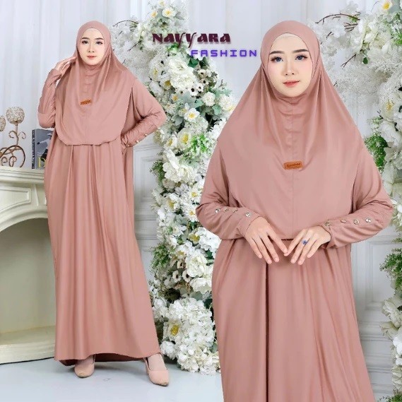 Gamis Wanita Abaya Mecca Set Kerudung Abaya Umroh Abaya Daily Premium Terbaru