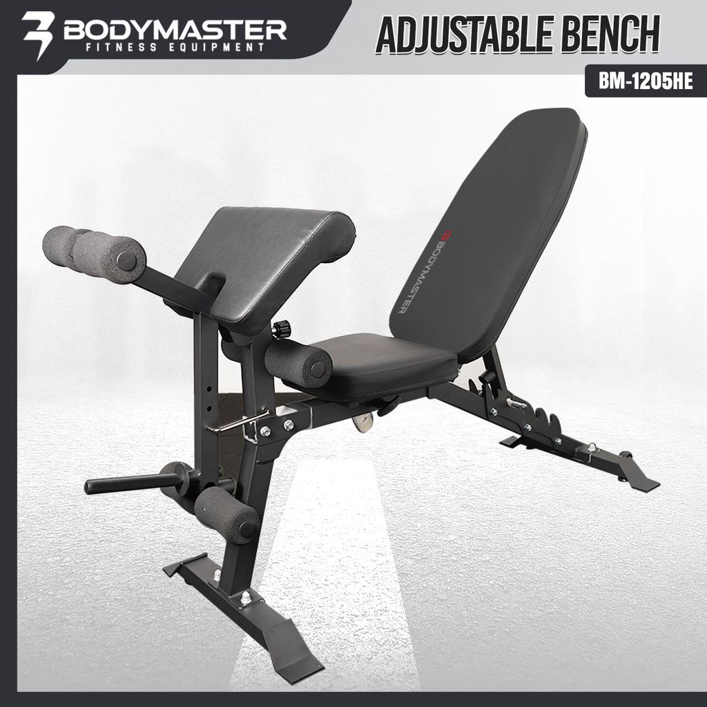 BODYMASTER Adjustable Bench BM-1205HE - Gym Bench Bangku Kursi Sit up Gym Fitnes