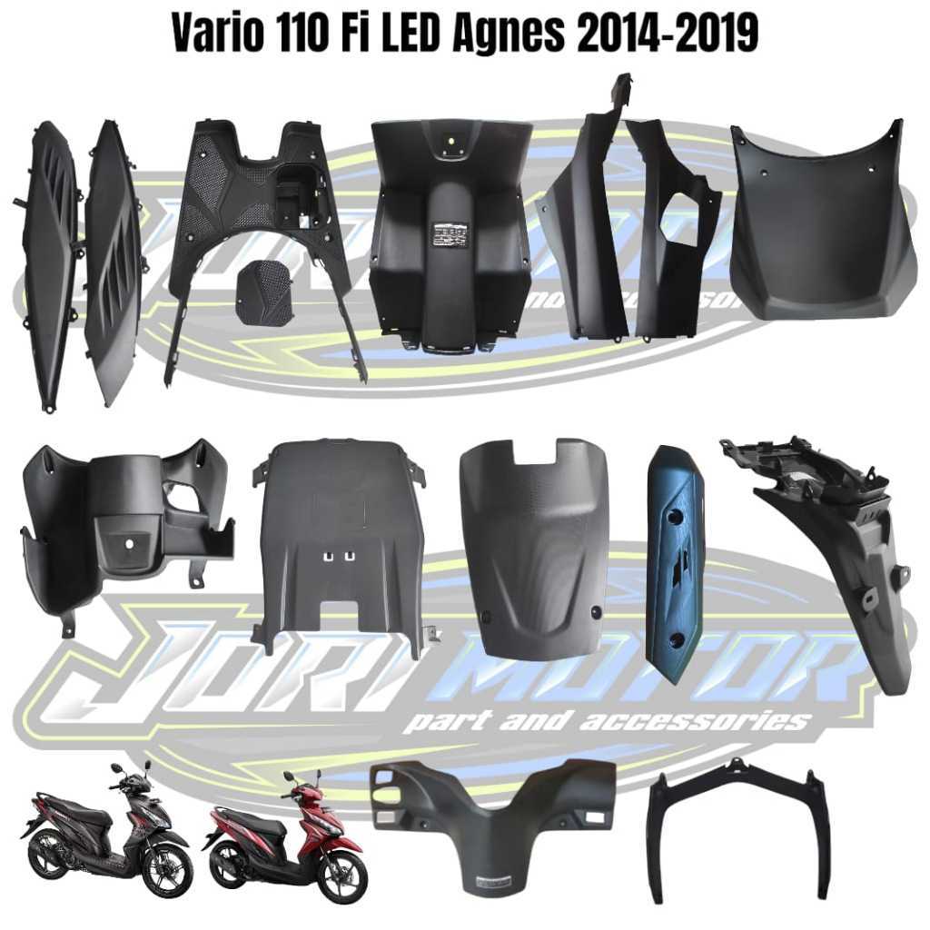 TERMURAH HARGA ECERAN SATUAN Cover Body Full Kasar Set Honda Vario 110 FI LED Vario Agnes 2014-2019