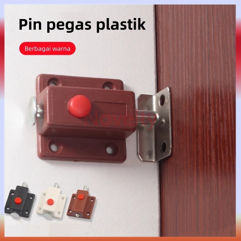 Novelty Baut pegas plastik dengan mekanisme interlock / pintu lemari furnitur kecil silinder kunci l