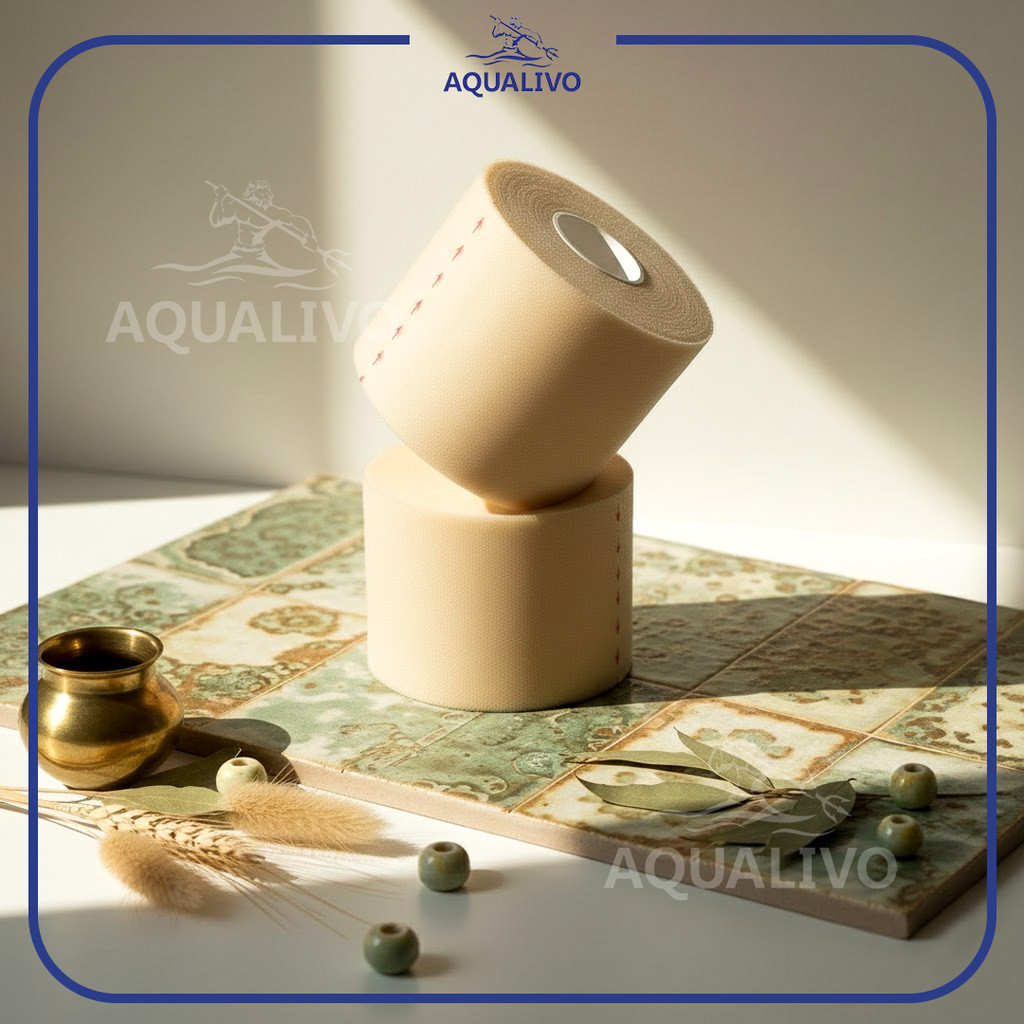 AQUALIVO Foam Tape Underwrap Sport |Taping busa | Tangan, Kaki, Jari (Perban Ringan)
