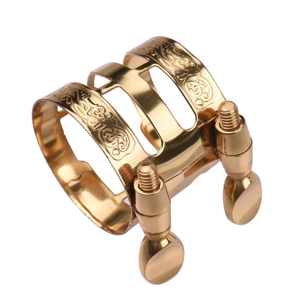 Double Screw Adjustment Saxophone Ligature Compact Durable Sax Ligature Saxophone accessories for Al