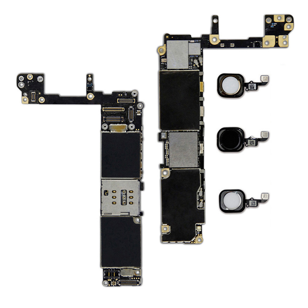 Space Grey White Silver Gold - Working Motherboard For iPhone 6S Logic Board Support System Update w