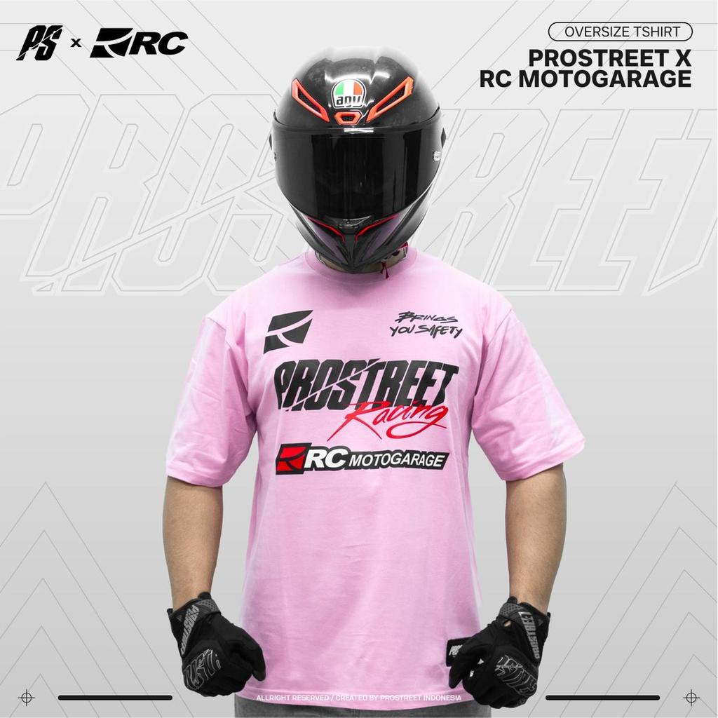 Jaket Motor - RC X Prostreet Victory Collab Pink T-Shirt Original