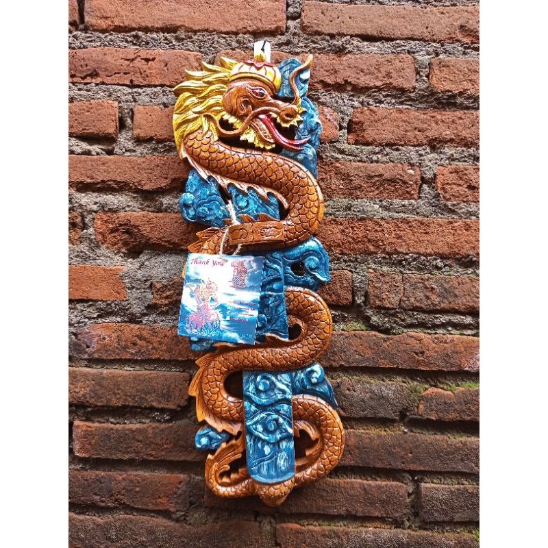 Blawong Keris Naga Isi 1 Kayu Jati Emas