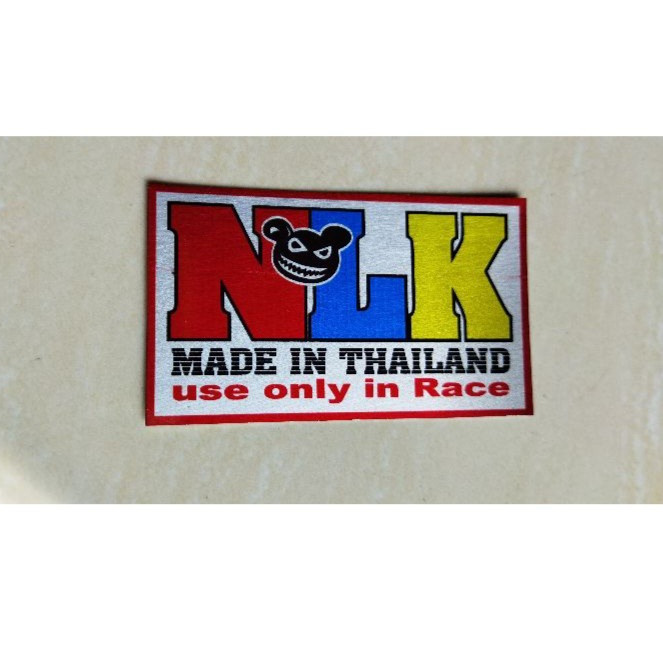 EMBLEM KNALPOT NLK,merk knalpot NLK