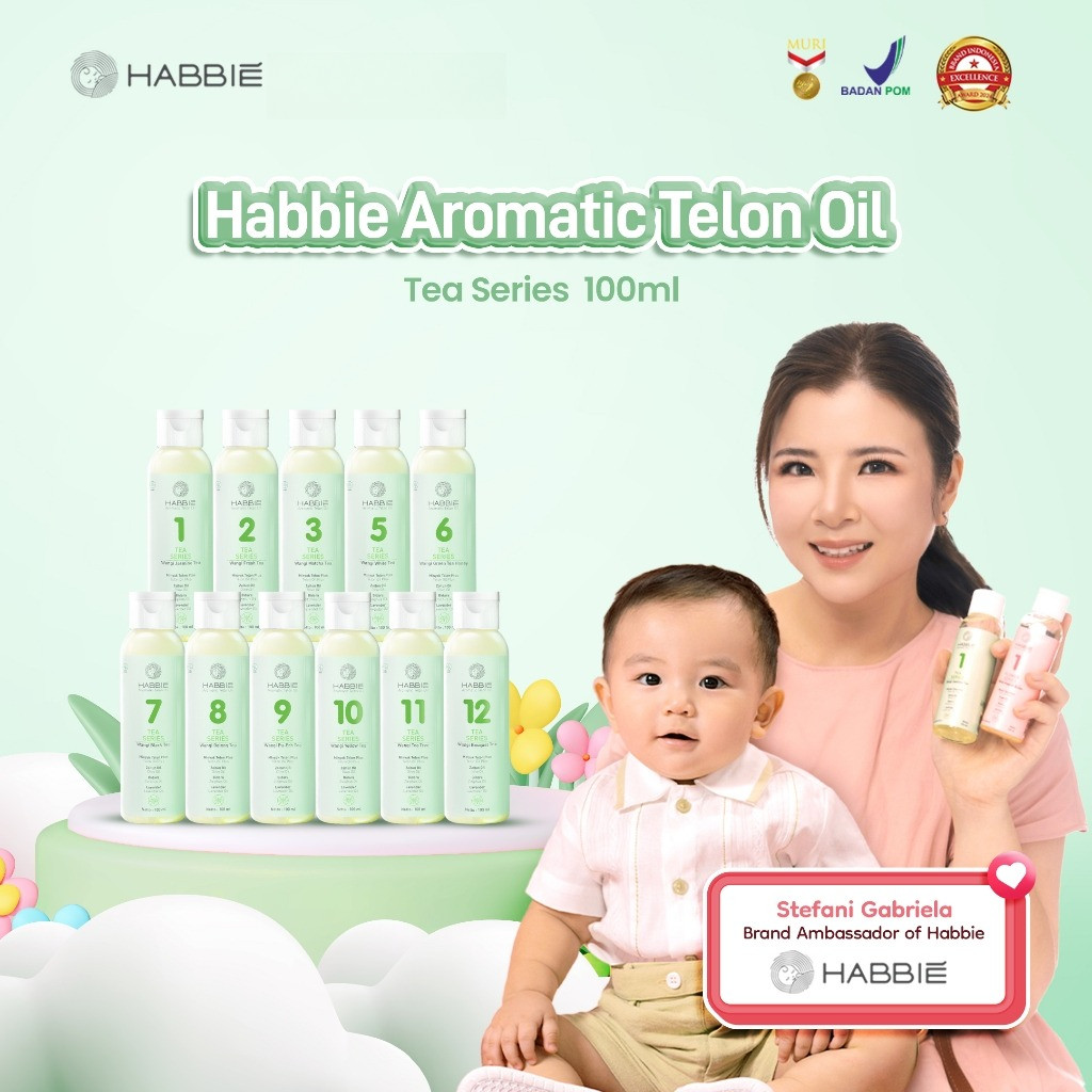 Habbie Aromatic Minyak Telon Tea Series 100ml