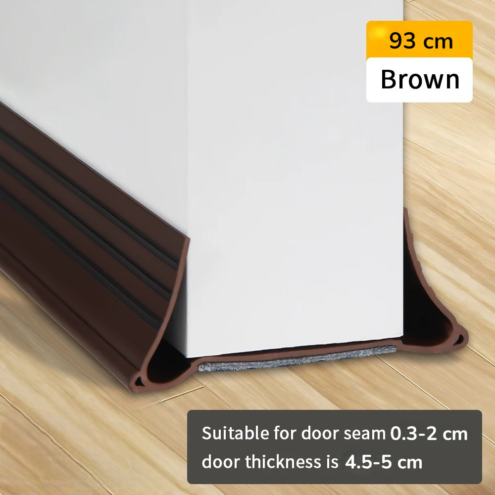 Penutup Celah Pintu Bawah Serangga Debu Alas Pintu Penghalang Debu Anti Kecoa 93cm