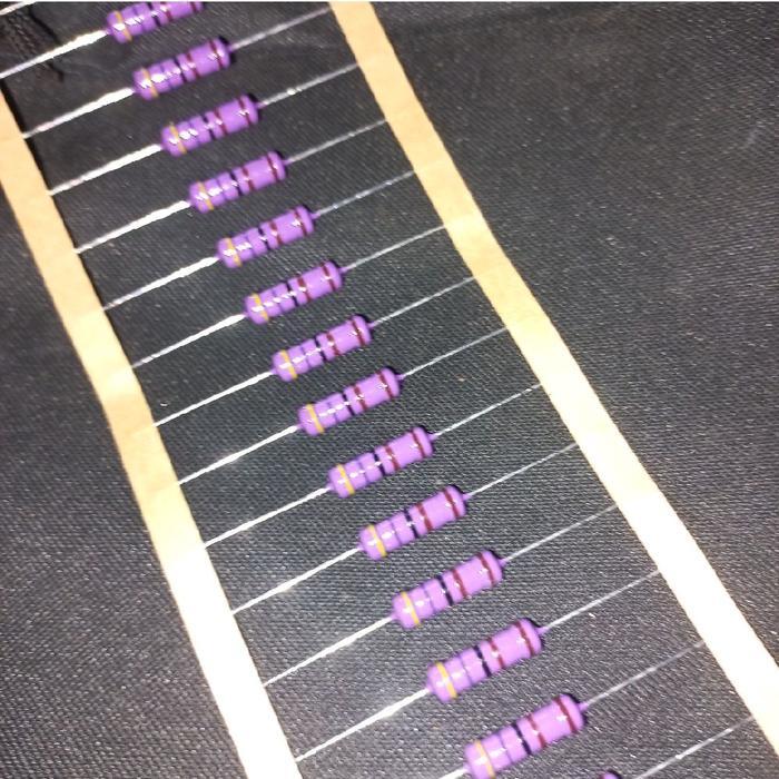 resistor 4k7 2w ungu zero original japan R 4.7kilo 4,7kilo 2 watt w 2watt 4.7 4,7 k kilo ohm 2wat wa