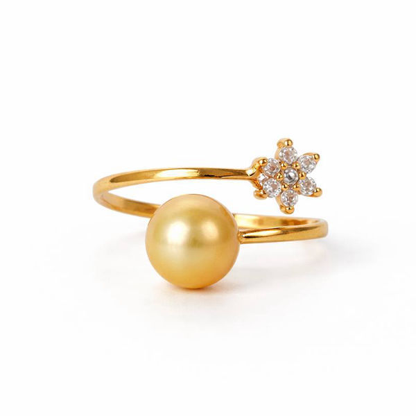 NEW LILARA Cincin Emas Bintang Mutiara Laut Gold Asli Lombok