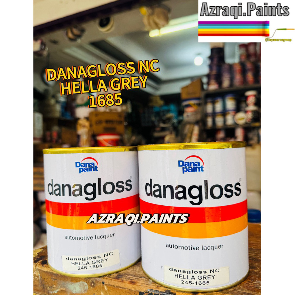 DANAGLOSS NC SOLID HELLA GREY 1685 ( 1 KG ) CAT BERKWALITAS 100 % ORIGINAL