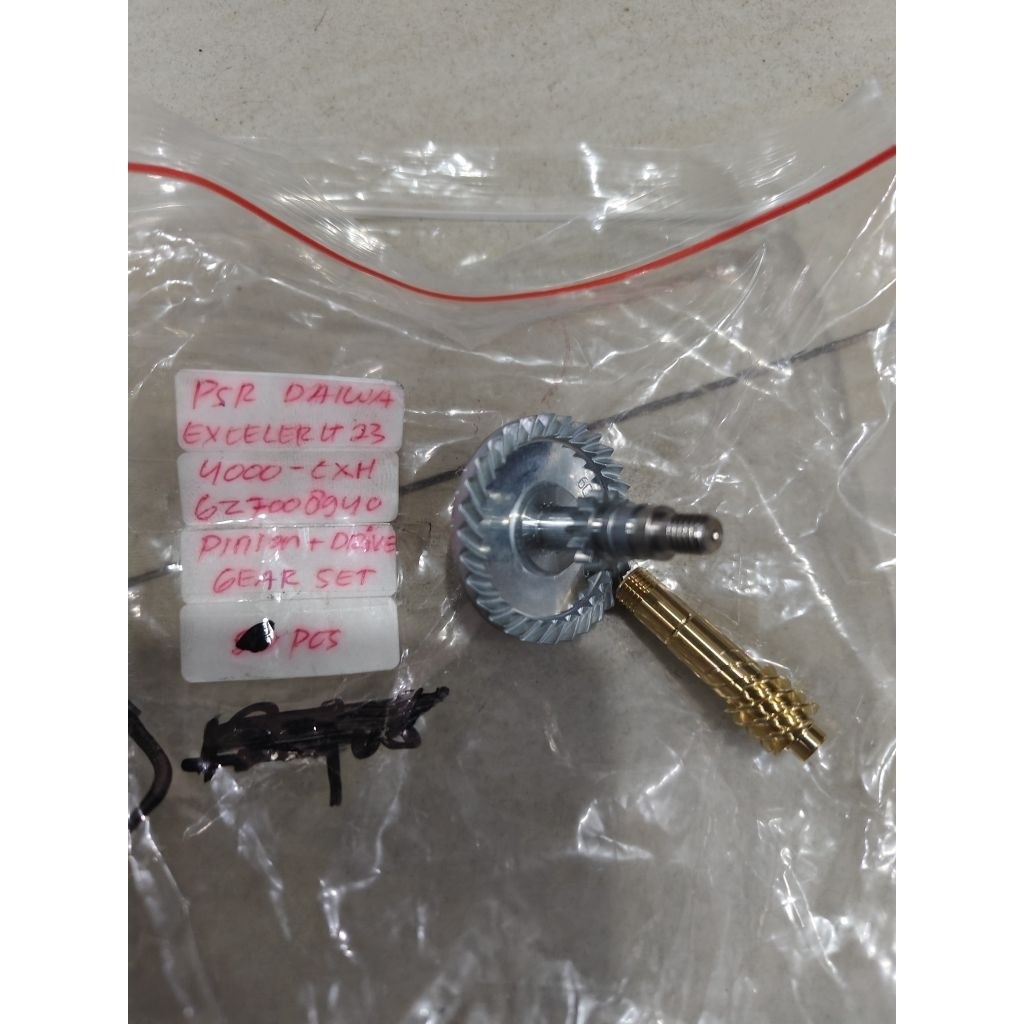 Part reel main gear set set pinion untuk reel Daiwa exceler LT 1000 2500 3000 4000 5000 6000  keluar