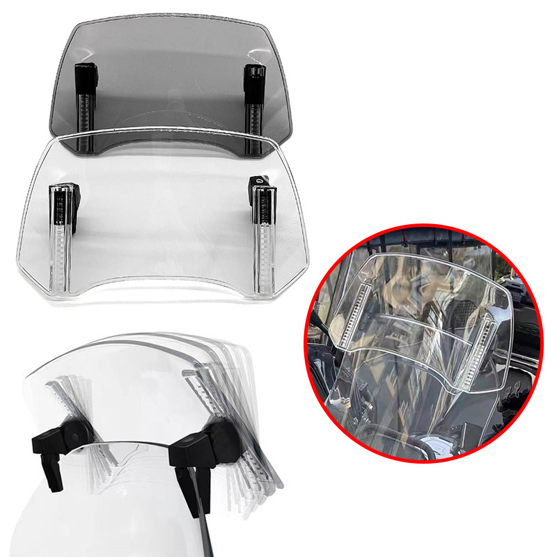 Motorcycle Windshield Extension Spoiler Windscreen Air Deflector For MOTO GUZZI MGX21 NORGE 1200/GT8