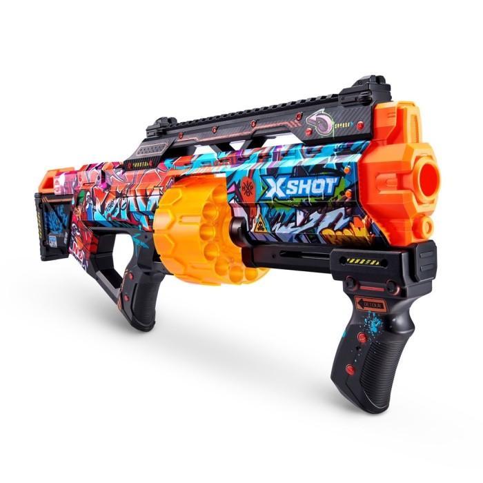 Blaster X-Shot Skins Last Stand dengan Kapasitas Laras 14 Dart - Game - Graffiti