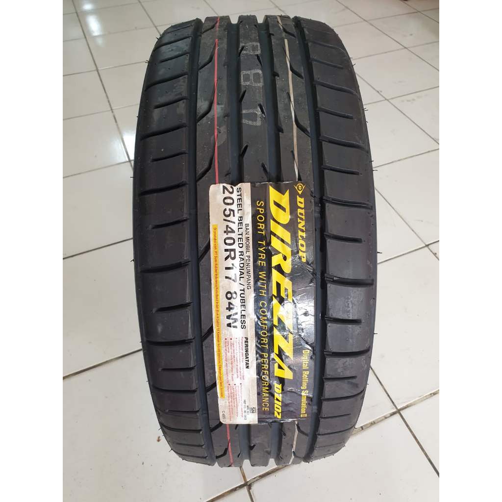 Ban Mobil Ring 17 DUNLOP DIREZZA 102 205/40 R17 Tahun 2024