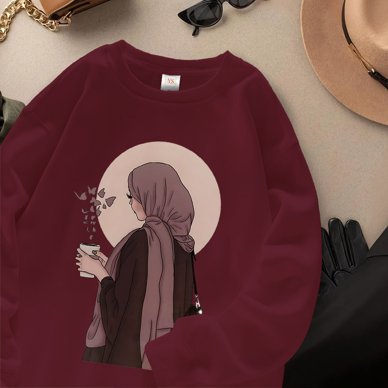 YS Buyer | COD Kaos Lengan Panjang Tangan Karet Oversize Unisex | Kaos Printing Sablon Karakter Tren