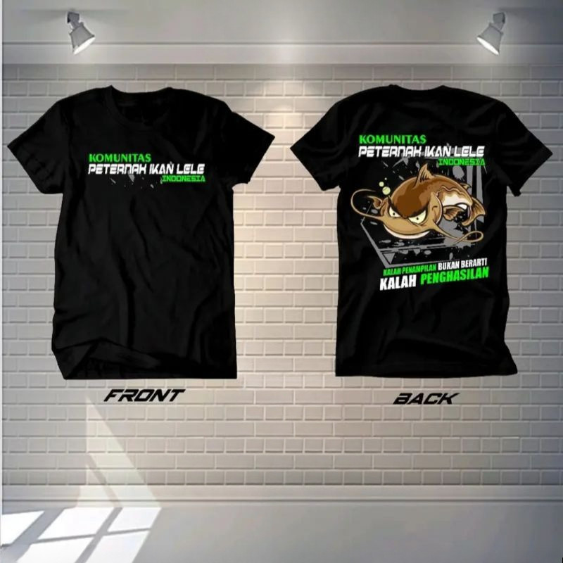 KAOS PETERNAK LELE FREE TOPI || KAOS LELE || KAOS PETERNAK IKAN || KUALITAS PREMIUM