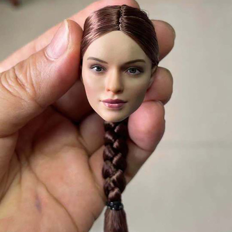 VCF-2052 1/6 Russian Special Warfare Female Head Sculpt Suntan Female Soler Head Carving Fit 12'' Ac