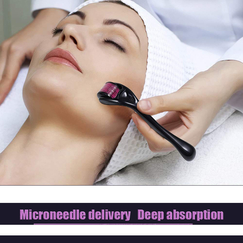 0.25mm professional roller, 540 titanium facial skincare and beauty massage tool, back massage, oil-