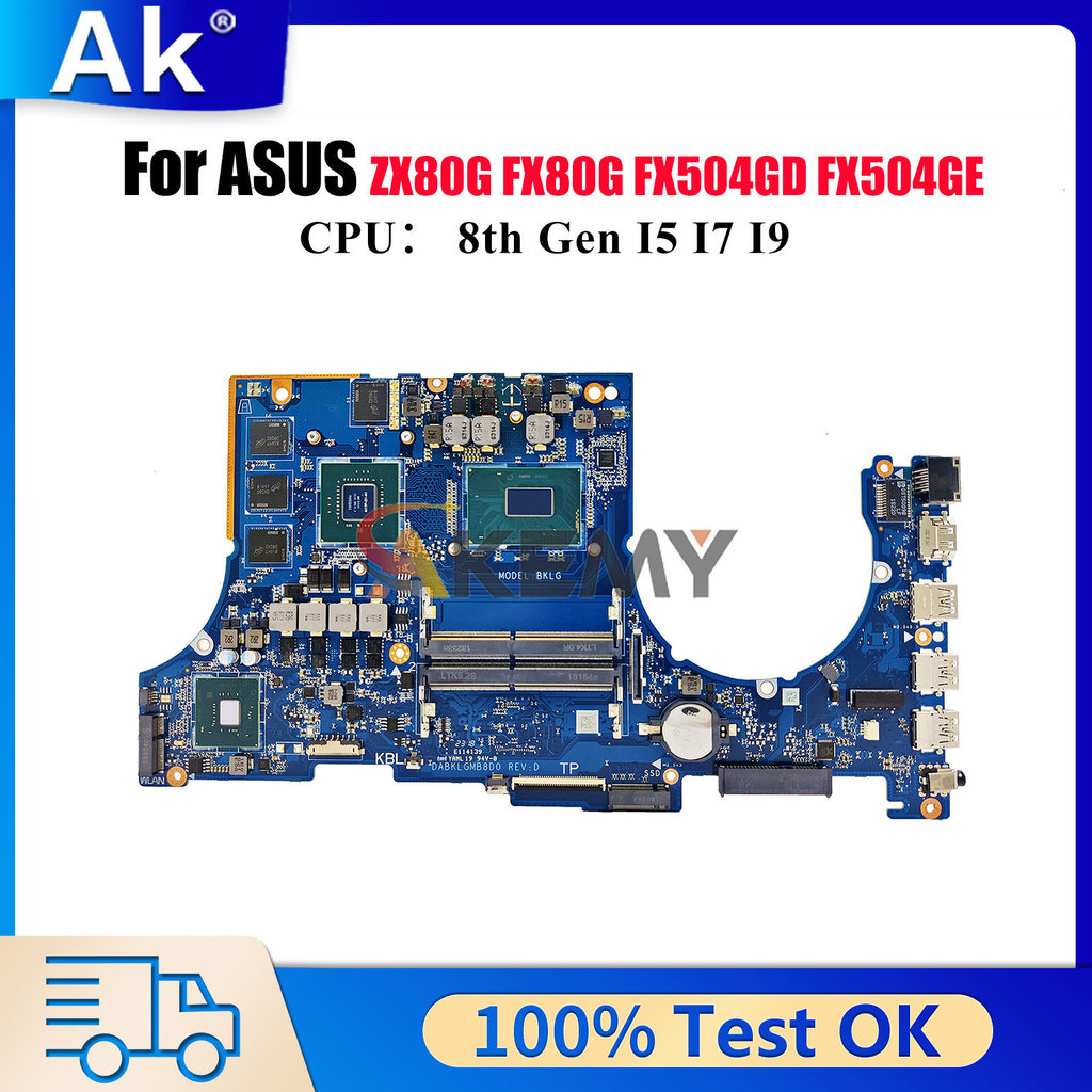 FX504GD Laptop Motherboard For ASUS TUF Gaming FX504GD FX504G ZX80G FX504GE FX80G Mainboard With I5 