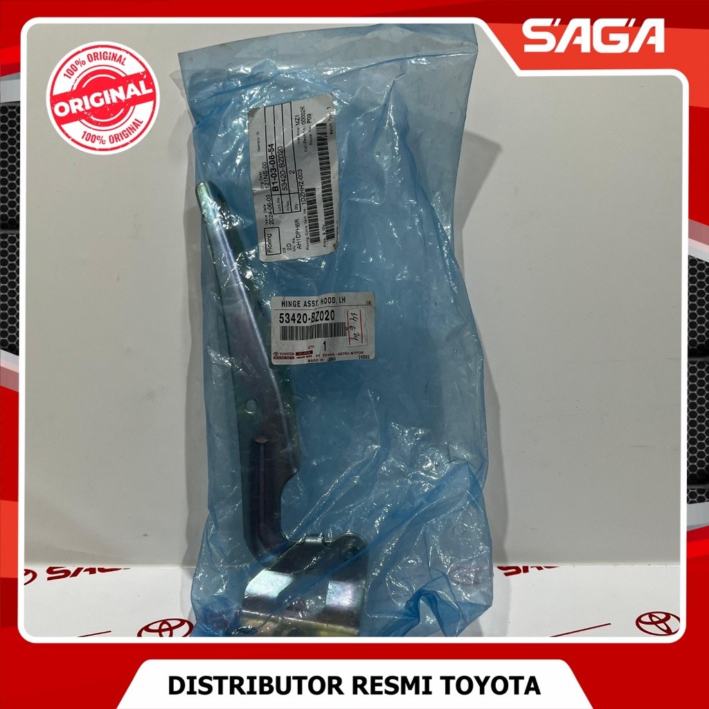 SAGA | Engsel Kap Mesin Kiri Rush Terios 2006-2014 Original Toyota 53420-BZ020