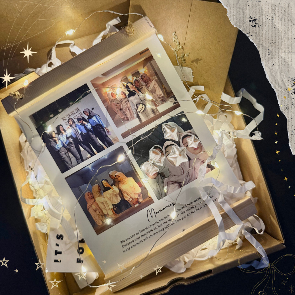 Happymestore59 - Kado Custom Lampu Bisa Nyala Cetak Foto Pigura Kayu