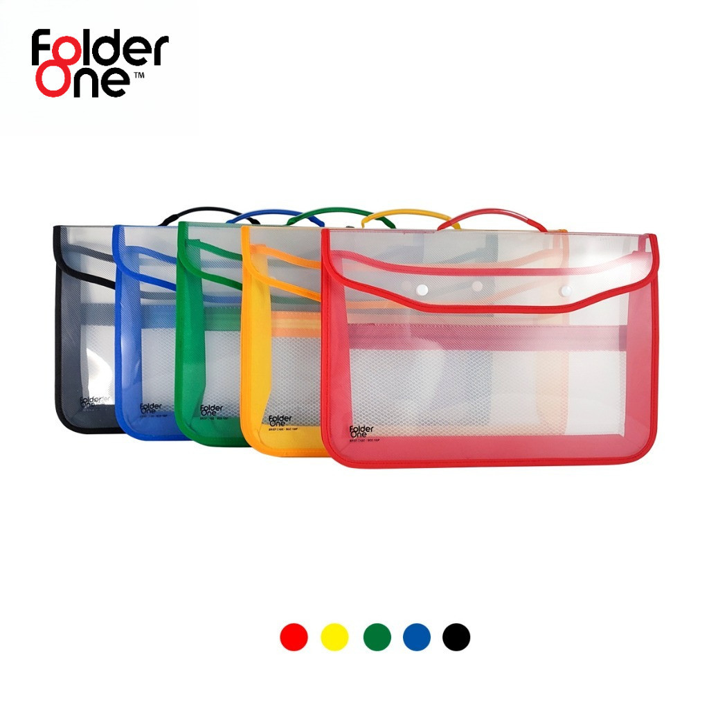Folder One Brief Case Map 2 Kancing Tas Dokumen Folio F4