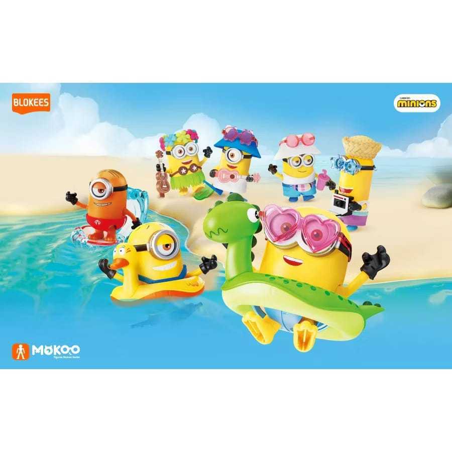 BLOKEES MINIONS MOKOO SERIES 02 SUMMER BELLO ACTION FIGURE MINIONS BLINDBOX BLIND BOX FIGURES SUMMER