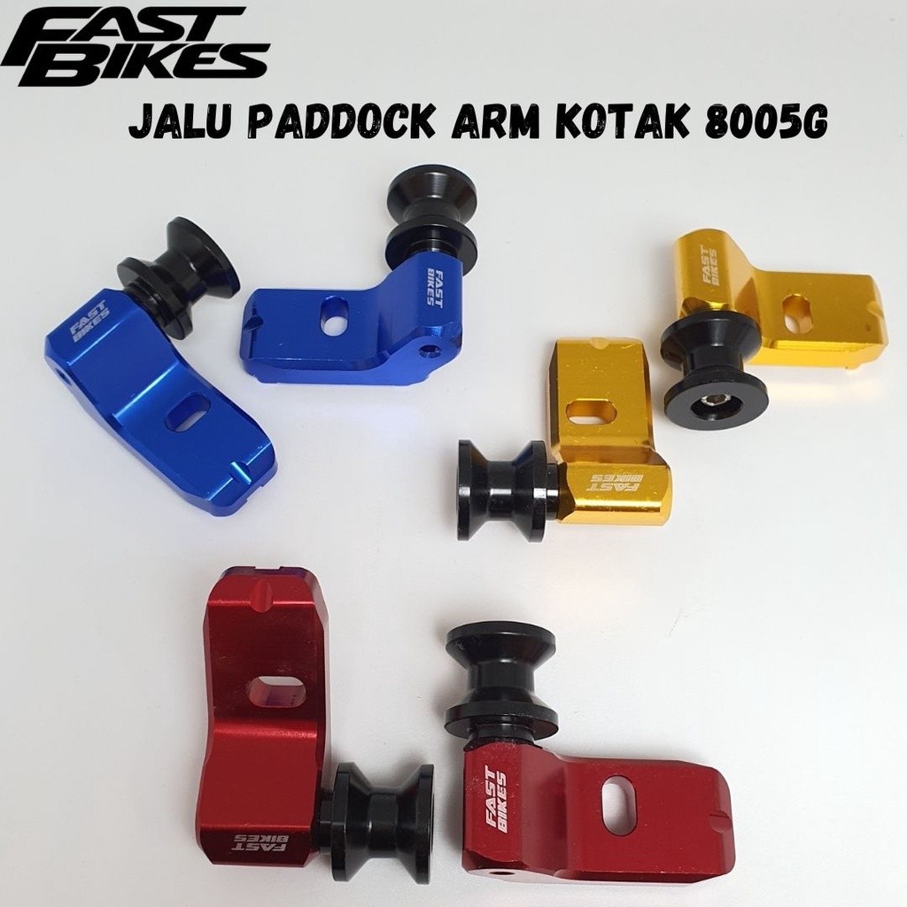 (Juy-kay) Jalu Paddock Standar Pedok Full CNC Setelan Rantai Arm Kotak Universal Motor CB 150 CBR150