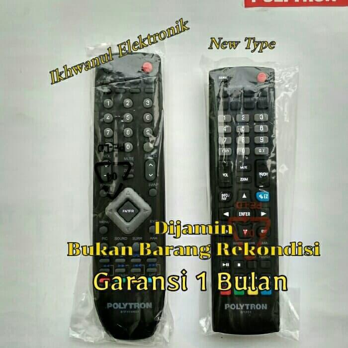 TVCENTER Remot Tv Polytron Original Remote Ori/Asli Tv led