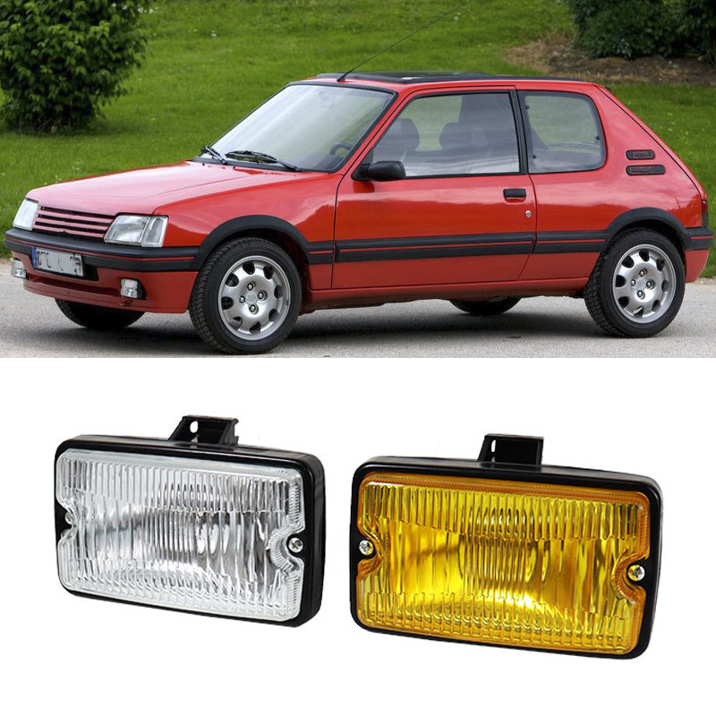 Aksesoris Mobil Lampu Kabut Depan DRL LED Lampu Mengemudi Spotlight Spotlamp Untuk PEUGEOT 205 GTI C