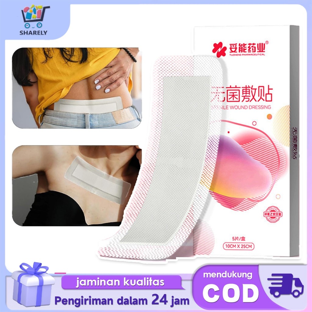 Perban Operasi Caesar 5pcs Plester Luka Operasi Caesar Steril Breathable Perban Luka Operasi