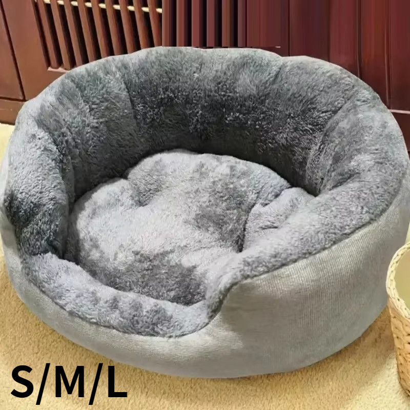 Very Soft Warm Dog Bed Pets Basket Cat House Sofa for Meum Large Dog Sofa Bed Cushion Dog Bed House