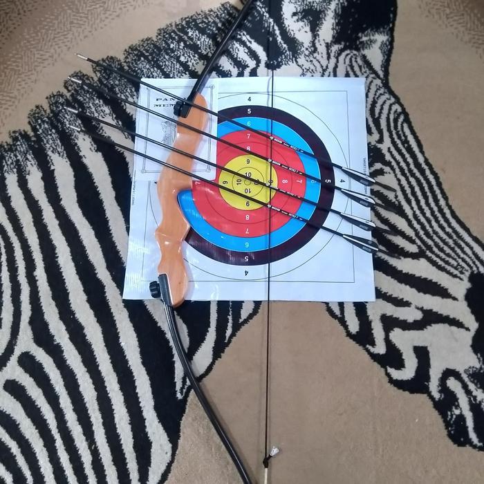 Panah Paket 4 Arrow Fiber khusus Dewasa Busur / Panahan / Archery Outdoor