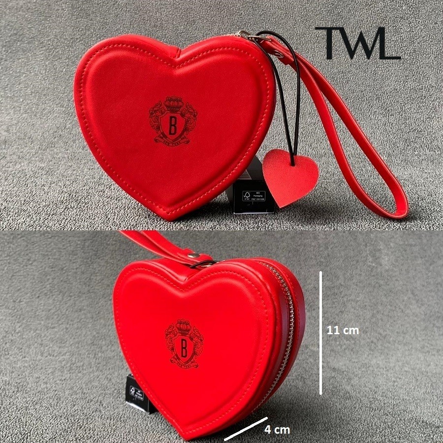 Bobbi Brown Heart Shaped Pouch / Bobbi Brown Pouch