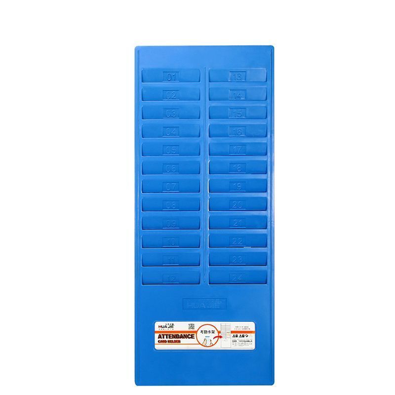 24/50 Sheet Tempat Kartu Absen Rak Absensi Kartu Tempat Kartu Absen Karyawan Rak Kartu Absen -