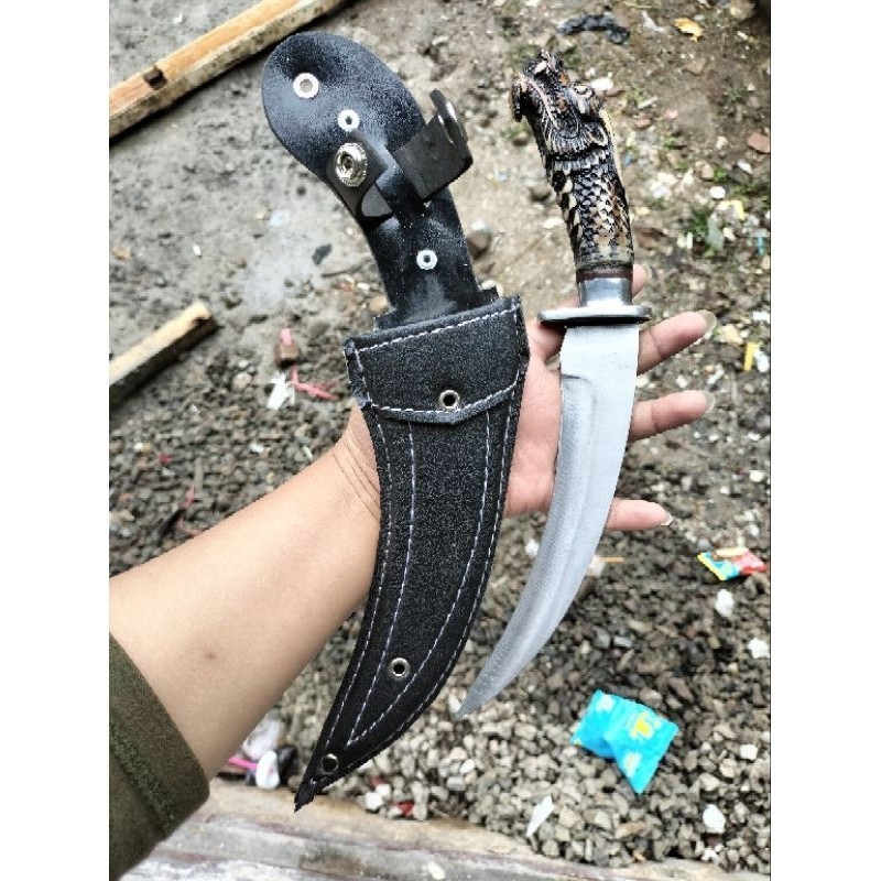 PERTANIAN691 Kuku Macan Kerambit Naga Baja Per Tajam