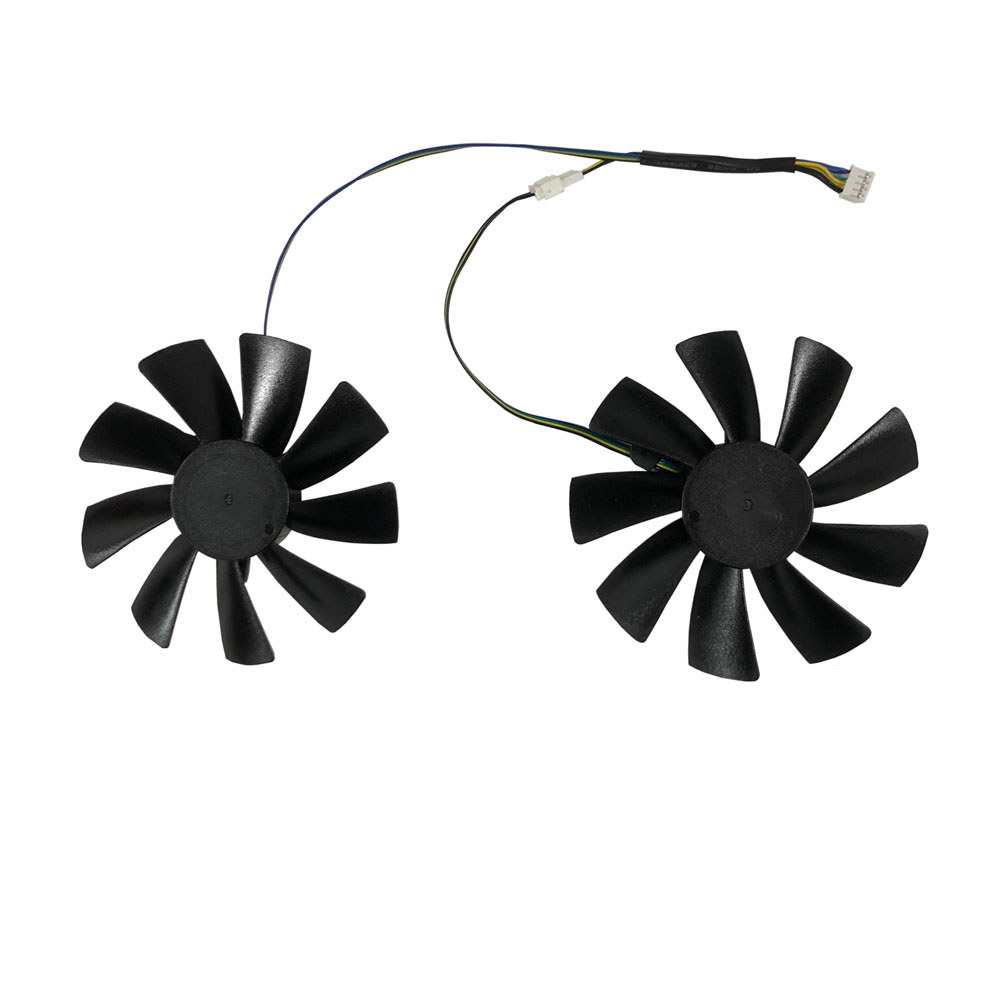 2Pcs/Set 95MM GAA8S2U,PLD10015B12H,GPU VGA Cooler,Y Fan,For JIESHUO RX 5600 XT 6G Game GDDR6 RX5600X