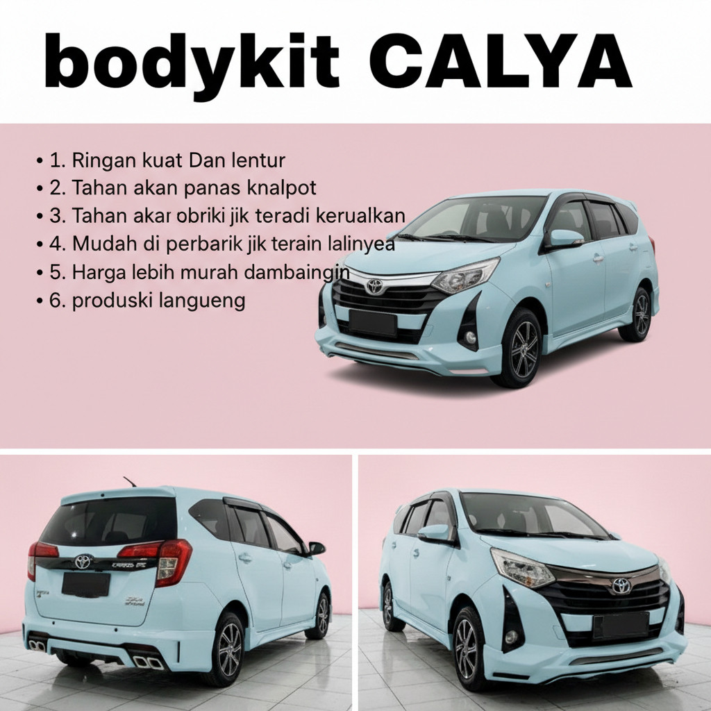 BODYKIT TOYOTA CALYA FACELITE 2018-2026 BODYKIT CAYLA