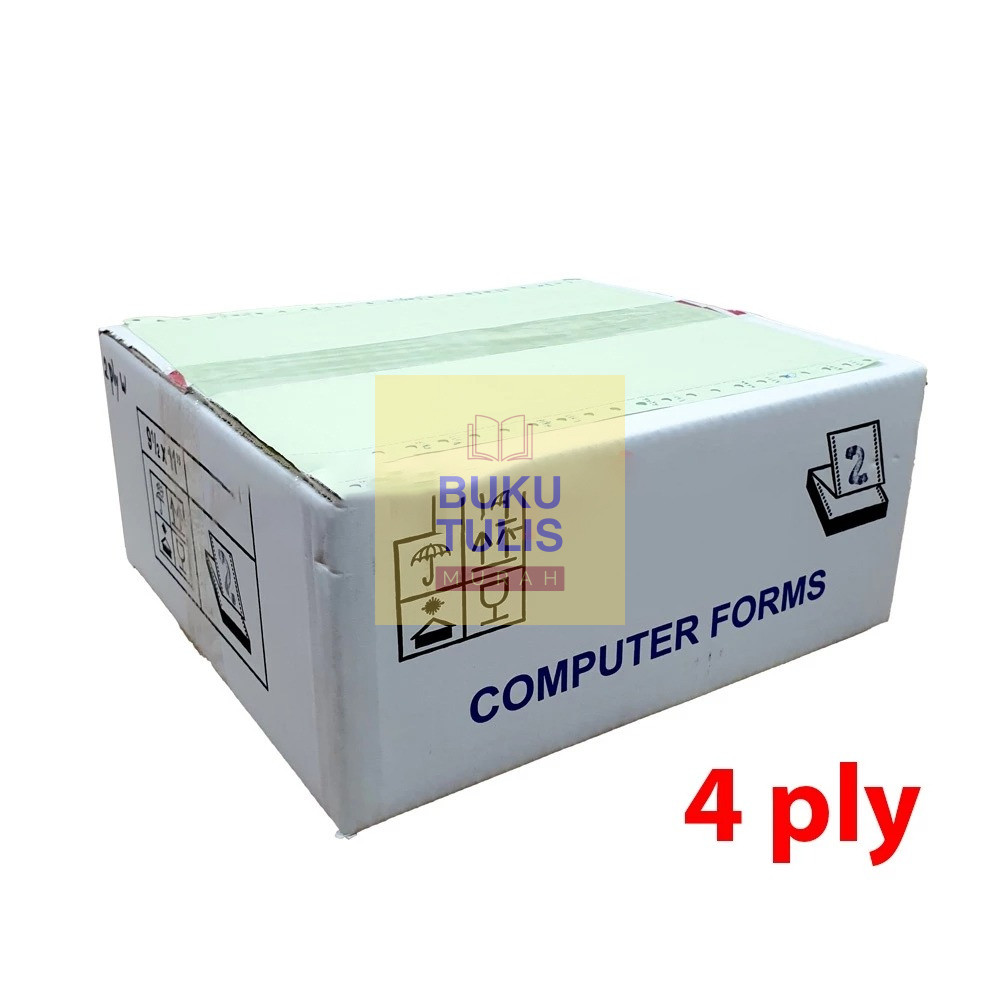 CONTINUOUS FORM 9.5 x 11" 4 PLY Kertas Computer NCR