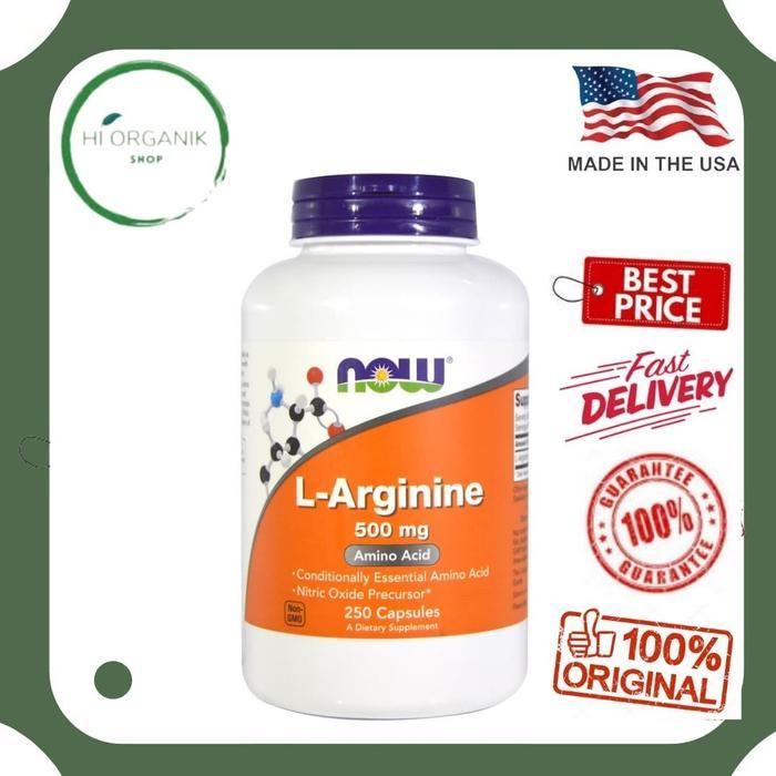 Now Foods, L-Arginine, 500 mg, 250 Capsules / Now Food L-Arginine