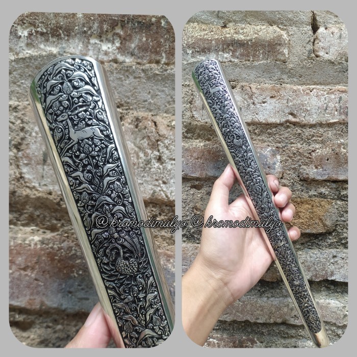 pendok keris bunton jogja perak