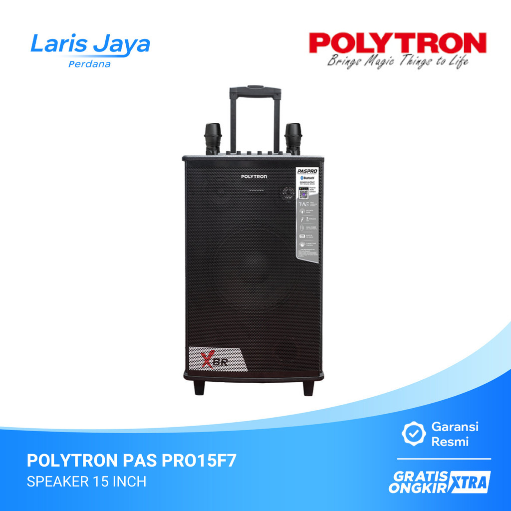 SPEAKER AKTIF POLYTRON PAS PRO 15F7 / PASPRO15F7 | 15 INCH SPEAKER AKTIF